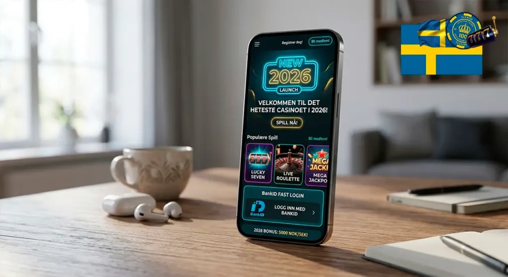 New licensed Swedish casinos of 2026 featuring modern interfaces and quick BankID logins.