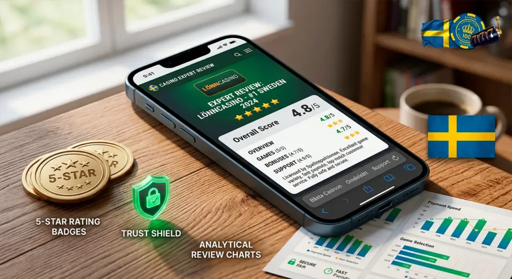 Detailed expert review and evaluation of top-rated licensed Swedish online gambling platforms.