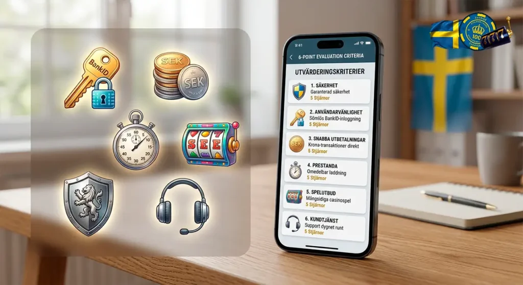 Six key criteria for self-evaluating and selecting a reliable online casino platform.